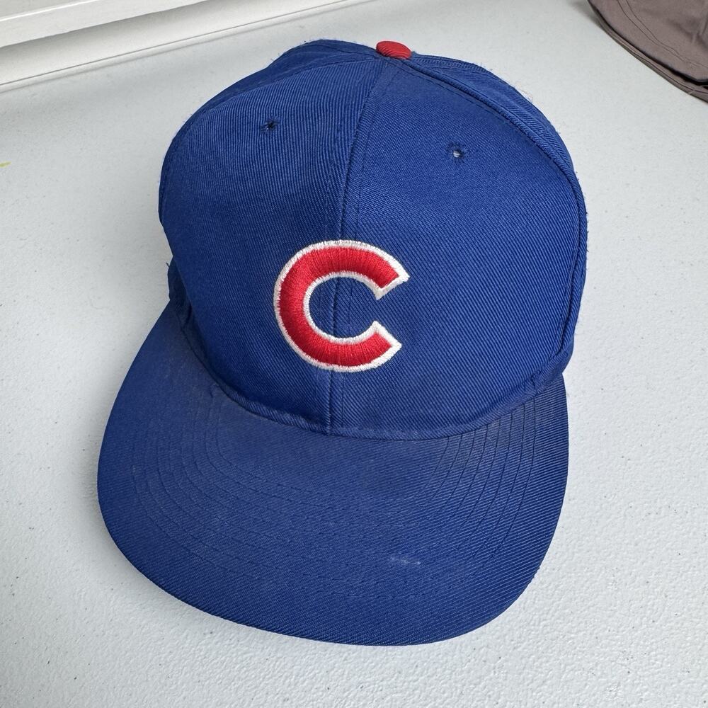 Vintage American Needle‎ Chicago Cubs Hat Adult SnapBack Plain Logo MLB Baseball